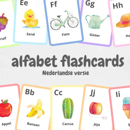 Printables4Kidz - Flashcards Alfabet