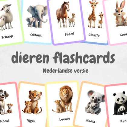 Printables4Kidz - Flashcards Dieren