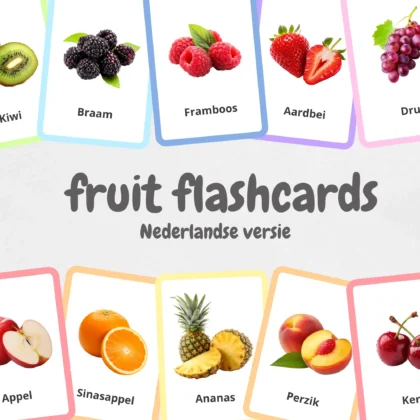 Printables4Kidz - Flashcards Fruit