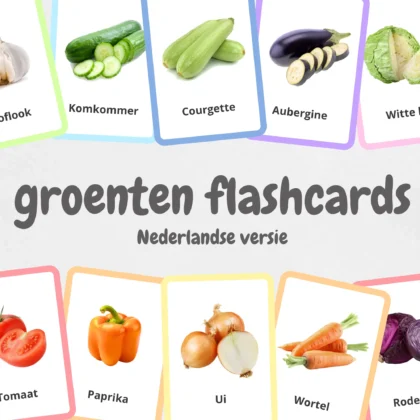 Printables4Kidz - Flashcards Groenten
