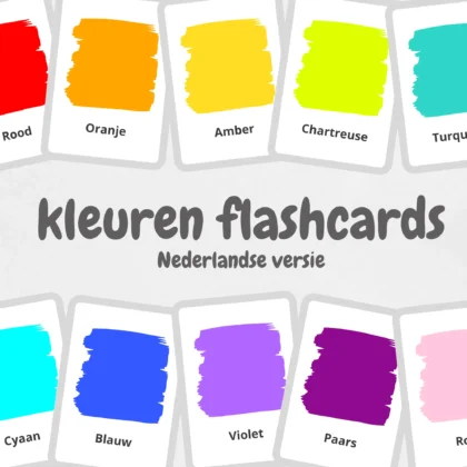 Printables4Kidz - Flashcards Kleuren