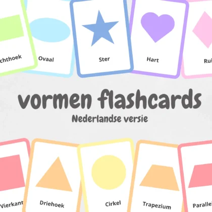 Printables4Kidz - Flashcards Vormen